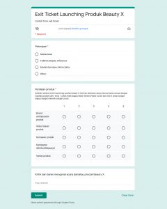 contoh google form