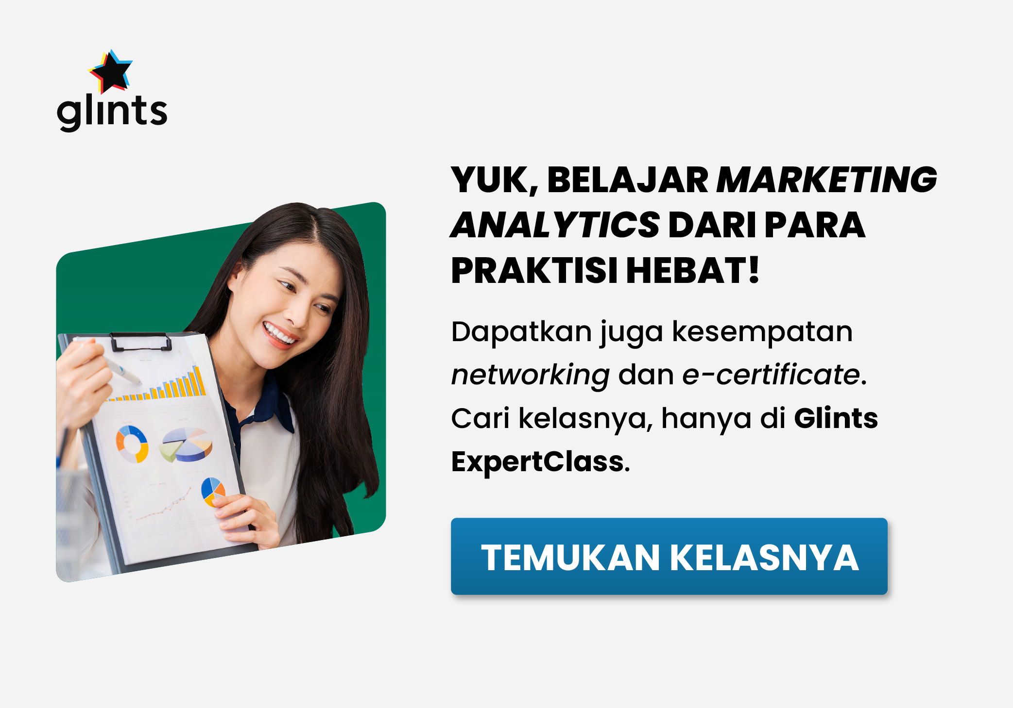 glints expertclass banner - belajar marketing analytics