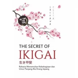 Cover buku tentang ikigai berjudul "The Secret of Ikigai"