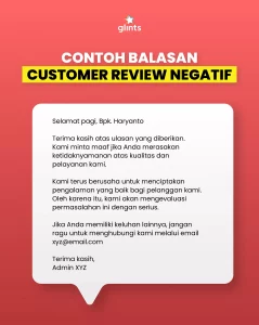 contoh customer review negatif