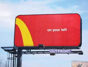 sebuah billboard iklan mcd