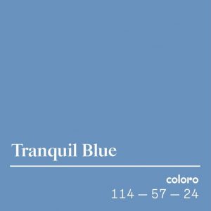 tranquil blue