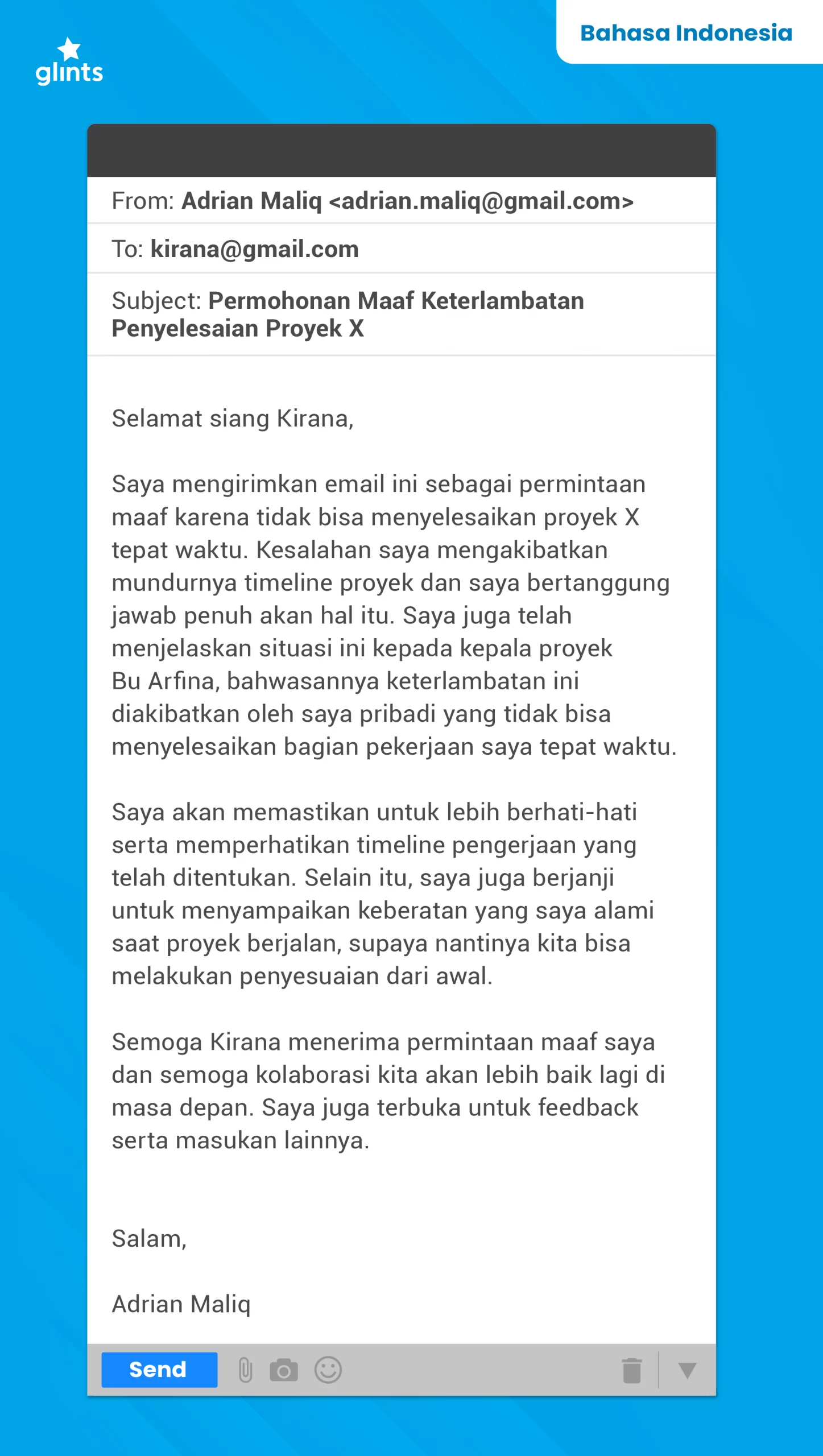 contoh email permintaan maaf dalam bahasa indonesia
