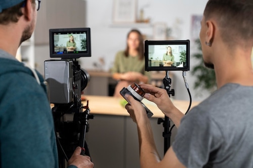 Videographer đóng vai trò vận hành thiết bị camera để quay video