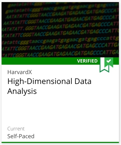 High-Dimensional Data Analysis HarvardX